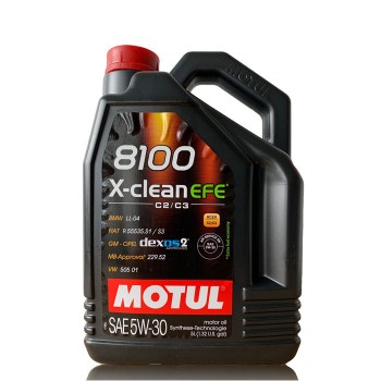 Motul 8100 X-Clean Efe 5lt 5W30 Λιπαντικό